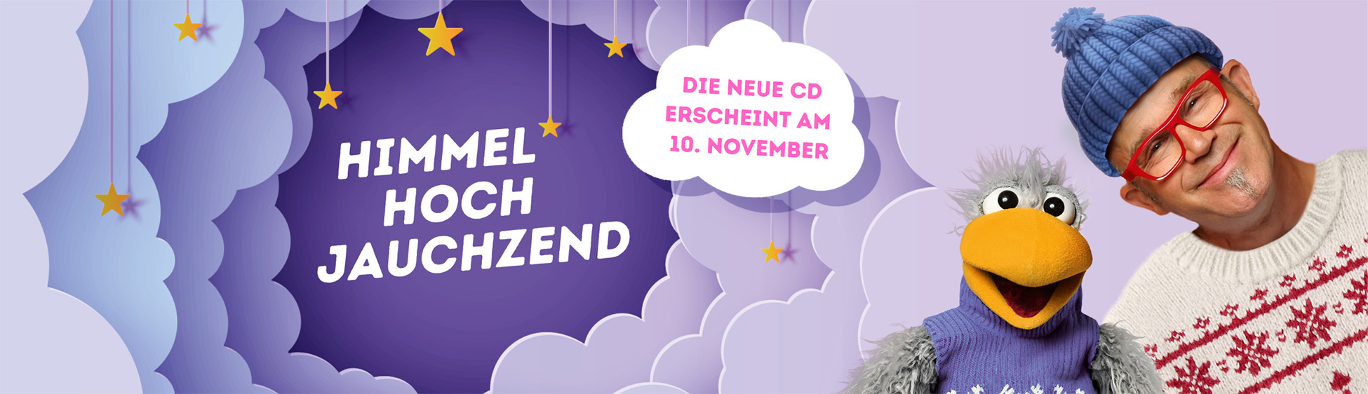 Banner Himmel hoch jauchzend